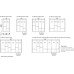 Cutlery Tray Set for Matrix Box P and Grass Nova Pro Ninka Cuisio For drawer box depth 500 mm for cabinet width 300 mm graphite