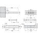 Bracket for Concealed Shelf Support Triade Zinc plated
