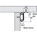 Extending Table Runners for Tables with Frames Load Capacity 60 kg Installed length 800 mm opening for insert 610 mm