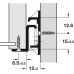 Roller Drawer Runners Single Extension Load Capacity 35 kg Installation length 600 mm