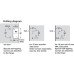 Exposed Axle Hinge 270/240° with 5 mm Exposed Axle for Thin Doors Shallow design Overlay 3.5 mm 10/13 mm side wall thickness for side/centre panel mounting