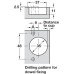 Concealed Cup Hinge 110° Nexis Sprung Full Overlay Mounting Click on Arm Grass Soft close compatible Dowel fixing cup 48/9
