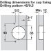 Concealed Cup Hinge 165° Standard Hinge Full Overlay Mounting Häfele Screw fixing cup slide on arm 45/9.5