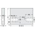 Chest Lid Hinge for Medium Sized Lids Opening angle 105° Black
