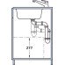 Waste Bin Set for Installation in Standard Drawer Boxes Ninka One2Four New number for 502.90.233 For drawer width 600 mm base plate 484 mm 2x 13.5 1x 21 Litres