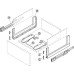 Drawer Set 186 mm High Length 270-500 mm Nova Pro Scala Crystal Plus Length 500 mm loading bearing capacity 40 kg stone