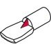Shelf Support Plug in for Wooden Shelves and Ø 5 mm Hole with Anti-Slide Feature Load-bearing capacity 80 kg Nickel plated