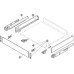 Front Panel for Internal Drawer with 89 mm High Sides Vionaro for Vionaro H89 internal drawer Graphite