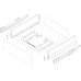 Synchronisation Rod for Nova Pro Scala Tipmatic Unit and Matrix Box P Push to Open Internal cabinet width 1200 mm
