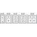 Flexible Hanging Frame for Blum Tandembox or Grass DWD Ninka One2Five Waste Bin System For cabinet 400 mm dark grey standard version designed to fit Blum TANDEMBOX (Antaro/Intivo) and Grass DWD drawers