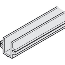 Bottom Channel for Glass Interior Doors Hawa-Junior 40 Top hung system Length 3500 mm