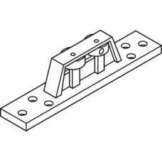 Top Guide for Sliding Interior and Exterior Doors Straightaway 720 Bottom Rolling System Neoprene wheels with aluminium frame