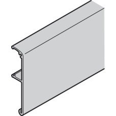 Clip Panel Height 68 mm for Top Track for Sliding Interior Doors Slido D-Line Top hung system Length 3000 mm