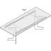Table Runners Extending Asynchronous Load Capacity 90 kg For one extension leaf Installation length 250 mm overall extended length 1160 mm opening for extension leaf 640 mm