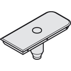 Mounting Plate for Sliding Interior Glass Doors Hawa-Porta 100 GW Top hung system Cover for track cut out