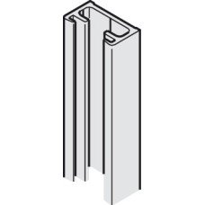 Wall Profile for Sliding Glass Interior Doors with Fixed Glass Panel Hawa-Junior Top hung system Length 2500 mm