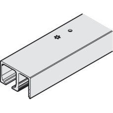 Top Track for Sliding Interior Glass Doors with Fixed Glass Panel Hawa-Junior 120/GP Top hung system Length 3000 mm