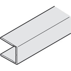 Track Profile for Sliding Interior Glass Doors Accessories Hawa-Porta 100 GWF Top hung system Length 2500 mm