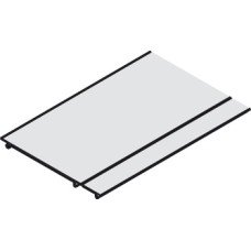 Protective Cover Profile for Sliding Glass Interior Doors Hawa-Porta 100 GWF Top hung system Length 2000 mm
