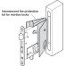 Intumescent Fire Protection Kit for Startec Mortice Locks Fire resistance up to 30 mins material 1 mm thick