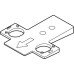 Wedge for Tiomos Cruciform Mounting Plates Wedge +5°