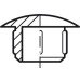 Cover Cap for Ø 12 mm Blind Hole For push fitting Fawn coloured RAL 8007