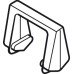 Opening Angle Restraint for use with Tiomos Hinges For use with 160° hinges reduces opening angle to 120°