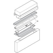 Intumescent Fire Protection Kit for DCL Concealed Door Closers Startec Suitable for DCL 34 door closer model