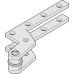 Top Centre Single Action for Floor Springs Geze Zinc plated