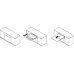 Pull-out table fitting self-supporting LUNCH For cabinet width 900 mm