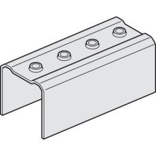 Connection Piece for Folding Interior Doors Slido W-Fold32 100T Top hung system Galvanized steel