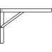 Hinged Bracket Adjustable in 3 Positions Dimensions (AxBxC): 400 x 36 x 270 mm galvanized