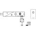 Adapter to suit Electrically Operated Fittings 12 V for Häfele Connect Mesh for electrically operated fittings e-drive adapter for 3 doors eDrive 3 doors adapter