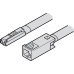 LED Extension Lead for use with Loox 12 V Monochromatic Lights and Drivers 12 V 5 A 18 AWG Length 2000 mm