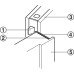 Flush Bolt Fully Automatic for Timber Doors Stainless Steel or Brass Automatic locking and release Satin stainless steel
