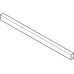Cross Rail for Internal Drawers Häfele Matrix Box S Length 1100 mm White