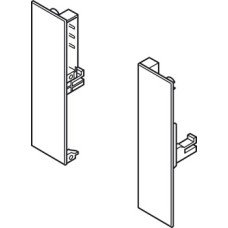 Front Bracket Set Häfele Matrix Box S For internal drawers For 135 mm height sides anthracite
