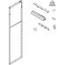 Larder Unit Complete Set Centre Mounting Height Adjustable For cabinet width 300 mm basket width 230 mm chrome/white base