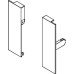 Front Bracket Set for 128 mm Internal Drawer Matrix Box Slim A Plastic Grey