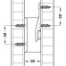 Angled Component Black Makrolon AD 30 Keku For screw fixing to substructures Mounting with hospa screws
