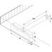 Concealed Shelf Support for Installation into Woodwork or Masonry Walls For concealed mounting of shelves With screw mounting plate for min. shelf thickness: 24 mm galvanized