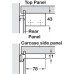 Cabinet Hanger Screw Fixing Scarpi-4 Left