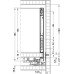 Internal Drawer Front Accessories Set for 185 mm Drawer Sides Grass Vionaro for screw fixing graphite