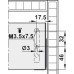Cover Cap for 90 mm Drawer Sides Height 95 mm Nova Pro Scala To create Nova Pro Scala internal drawers Stone