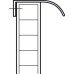 Pull Handle Zinc Alloy Fixing Centres 16-32 mm Polished chrome fixing centres 32 mm width 44 mm