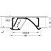 Aluminium Profile for Loox LED Flexible Strip Lights Loox 1193 Flush Angled profile recess mounting depth 14 mm