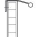 Pull Handle Zinc Alloy Fixing Centres 32 mm Maddox Polished chrome finish