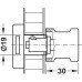 Lock Handle for Cylinder Cores without Rings Symo 3000 For combination with Symo cylinder removable core Left hand