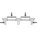 Extending Table Runners Asynchronous for Tables without Frame Installation length 740 mm