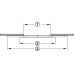 Extending Table Runners Asynchronous for Tables without Frame Installation length 740 mm